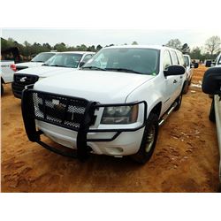 2007 CHEVROLET SUBURBAN VIN/SN:3GNGK26K07G283753 - 4X4, V8 GAS ENGINE, A/T, ODOMETER READING 175,099