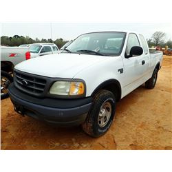 2003 FORD F150 PICKUP, VIN/SN:1FTRX18W93NB12286 - 4X4, EXT CAB, V8 ENGINE, A/T, TOOL BOX (COUNTY OWN