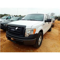 2009 FORD F150 XL PICKUP, VIN/SN:1FTPX14V49KB89680 - 4X4, EXT CAB, GAS ENGINE, A/T, ODOMETER READING