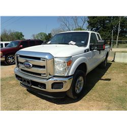 2012 FORD F250 PICK UP, VIN/SN:1FT7X2B62CEA59954 - 4X4, EXTENDED CAB, V8GAS ENGINE, A/T, ODOMETER RE