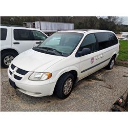 2002 DODGE CARAVAN VIN/SN:2B4GP44342R728304