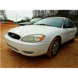 2005 FORD TAURUS SE VIN/SN:1FAFP53U75A309313 - GAS ENGINE, A/T (STATE OWNED)