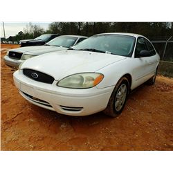 2005 FORD TAURUS, VIN/SN:1FAFP53U15A260867 - V-6 ENGINE, AUTO, ODOMETER READING 142,107 MILES (STATE