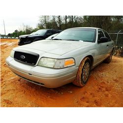 2005 FORD CROWN VICTORIA VIN/SN:2FAHP71W75X180327 - V-8 ENGINE, AUTO, ODOMETER READING 219,458 MILES