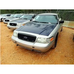 2006 FORD POLICE INTERCEPTOR, VIN/SN:2FAHP71W96X147220 - V-8 ENGINE, AUTO (STATE OWNED)