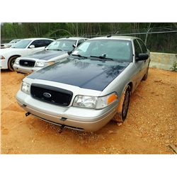 2010 FORD POLICE INTERCEPTOR, VIN/SN:2FABP7BV5AX106619 - V-8 ENGINE, AUTO, ODOMETER READING 227,857 