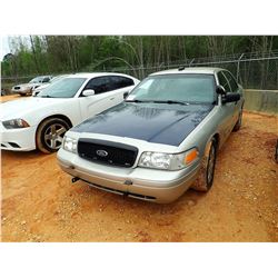 2010 FORD POLICE INTERCEPTOR, VIN/SN:2FABP7BV5AX106605 - V-8, AUTO, ODOMETER READING 206,392 MILES (