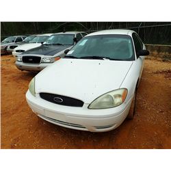2005 FORD TAURUS SE VIN/SN:1FAFP53U35A260871 - V6 ENGINE, AUTO (STATE OWNED)