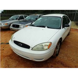 2005 FORD TAURUS SE VIN/SN:1FAFP53U35A260885 - V-6, AUTO, ODOMETER READING 139,661 MILES (STATE OWNE