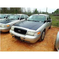 2008 FORD POLICE INTERCEPTOR, VIN/SN:2FAHP71V68X159576 - V-8 ENGINE, A/T (STATE OWNED)