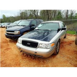 2009 FORD POLICE INTERCEPTOR, VIN/SN:2FAHP71V69X143380 - V8 ENGINE, A/T, ODOMETER READING 180,851 MI