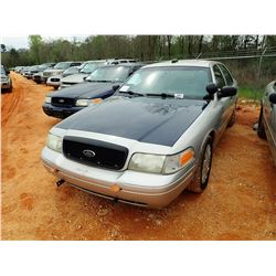 2006 FORD POLICE INTERCEPTOR, VIN/SN:2FAHP71WX6X147257 - V8 ENGINE, A/T, ODOMETER READING 198,582 MI