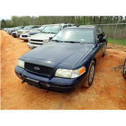 2008 FORD POLICE INTERCEPTOR, VIN/SN:2FAHP71V38X158207 - V8 ENGINE, A/T(STATE OWNED)