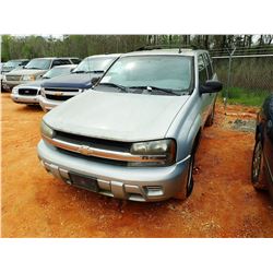 2007 CHEVROLET TRAILBLAZER LS SUV, VIN/SN:1GNDS13S272237514 - V8 ENGINE, A/T(STATE OWNED)