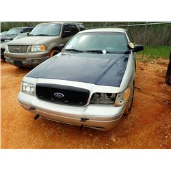 2006 FORD POLICE INTERCEPTOR, VIN/SN:2FAHP71W86X147273 - V8 ENGINE, A/T, ODOMETER READING 190,720 MI