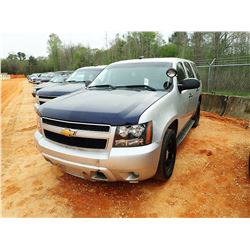 2013 CHEVROLET TAHOE POLICE UTILITY, VIN/SN:1GNLC2E0XDR255286 - V8 ENGINE, A/T, ODOMETER READING 175