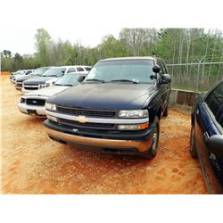 2006 CHEVROLET TAHOE, VIN/SN:1GNEX13706R142991 - V8 GAS ENGINE, A/T, ODOMETER READING 101,511 MILES 