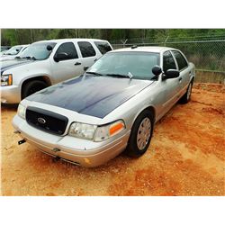 2010 FORD POLICE INTERCEPTOR, VIN/SN:2FABP7BV7AX106606 - V-8 ENGINE, A/T, ODOMETER READING 187,033 M