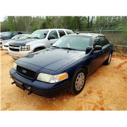 2008 FORD POLICE INTERCEPTOR, VIN/SN:2FAHP71V58X158208 - V-8 ENGINE, A/T, ODOMETER READING 140,964 M