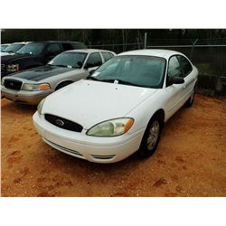 2005 FORD TAURUS SE VIN/SN:1FAFP53UX5A309306 - V-6 ENGINE, A/T (STATE OWNED)