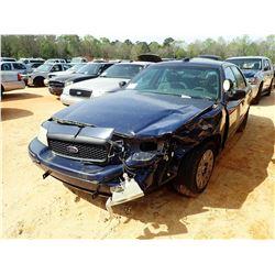 2005 FORD POLICE INTERCEPTOR, VIN/SN:2FAHP71W25X146604 - V8 ENGINE, A/T (STATE OWNED) (DOES NOT OPER