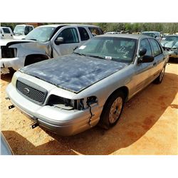 2003 FORD POLICE INTERCEPTOR, VIN/SN:2FAHP71W63X209233 - V8, A/T , ODOMETER READING 174,512 MILES (D