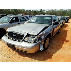 2009 FORD POLICE INTERCEPTOR, VIN/SN:2FAHP71VX9X143379 - V8 ENGINE, A/T (STATE OWNED) (DOES NOT OPER