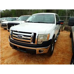 2010 FORD F150XL PICKUP, VIN/SN:1FTFW1EV8AFD48937 - 4X4, CREW CAB, V8 GAS, A/T, ODOMETER READING 332
