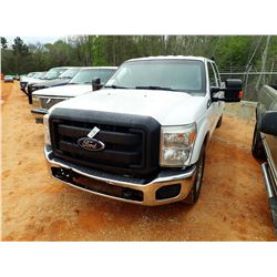 2012 FORD F350 PICKUP, VIN/SN:1FT8W3A62CED22376 - 4X4, CREW CAB, V8 GAS ENGINE, A/T, ODOMETER READIN