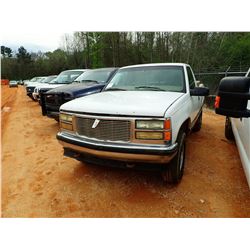1998 GMC 1500 Z71 PICKUP, VIN/SN:1GTEK14R9WZ501780 - 4X4, GAS ENGINE, A/T, ODOMETER READING 317,578 