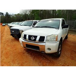2007 NISSAN TITAN PICKUP, VIN/SN:1N6BAD6B67N209655 - 4X4, EXT CAB, GAS ENGINE, A/T, ODOMETER READING