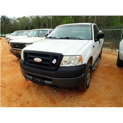 2008 FORD F150 PICKUP, VIN/SN:1FTRF14W98KE70635 - 4X4, EXT CAB, GAS ENGINE, A/T, ODOMETER READING 17