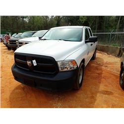 2014 DODGE RAM 1500 PICKUP, VIN/SN:1C6RR6FGXES350372 - EXT CAB, V6 GAS, A/T, ODOMETER READING 115,01