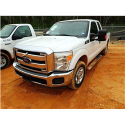 2013 FORD F250 PICK UP, VIN/SN:1FT7X2A6XDEH43729 - EXTENDED CAB, V8 GAS ENGINE, A/T, REAR LIFT, ODOM