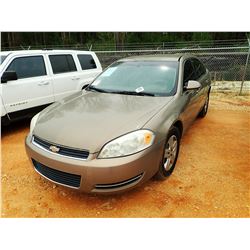 2007 CHEVROLET IMPALA VIN/SN:2G1WB58K279242687 - GAS ENGINE, A/T, ODOMETER READING 68,663 MILES (COU