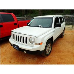 2014 JEEP PATRIOT VIN/SN:1C4NJRBB2ED659073 - GAS ENGINE, A/T, ODOEMETER READING 113,555 MILES (COUNT