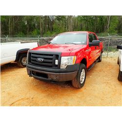 2012 FORD F150XL PICKUP, VIN/SN:1FTFW1ET8CKD70493 - 4X4, CREW CAB, V6 GAS ENGINE, A/T, ODOMETER READ