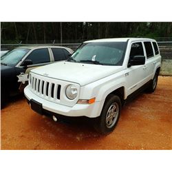 2014 JEEP PATRIOT VIN/SN:1C4NJRBB7ED657070 - GAS ENGINE, A/T (COUNTY OWNED)