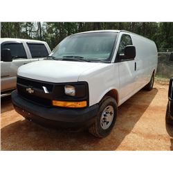 2008 CHEVROLET EXPRESS CARGO VAN, VIN/SN:1GCGG29K681136455 - GAS ENGINE, A/T, ODOMETER READING 73,65