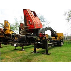 2014 CAT 559C LOG LOADER, VIN/SN:KAS00361 - CAB, A/C, CTR 426 DELIMBER, MTD ON PITTS TRAILER, HYD LA