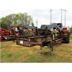 PRENTICE 210E LOG LOADER, VIN/SN:54158 - CAB, A/C, MTD ON BIG JOHN TRAILER, METER READING 7,969 HOUR
