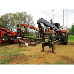 1996 PRENTICE 210E LOG LOADER; VIN/SN:210P53207 -CAB, CONTINUOUS ROTATING -GRAPPLE, MTD ON PITTS TRA