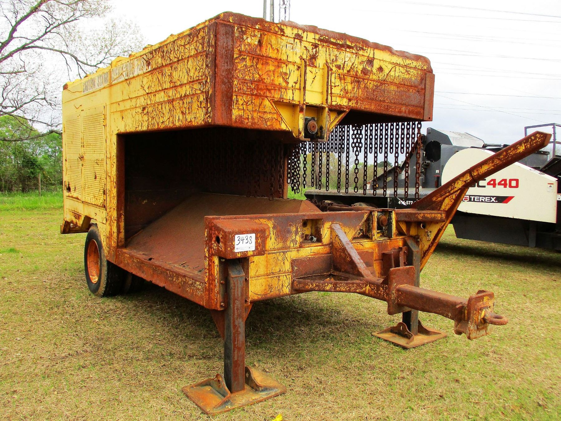 CHAMBERS DELIMINATOR, JOHN DEERE DIESEL ENGINE, PINTLE HITCH J.M