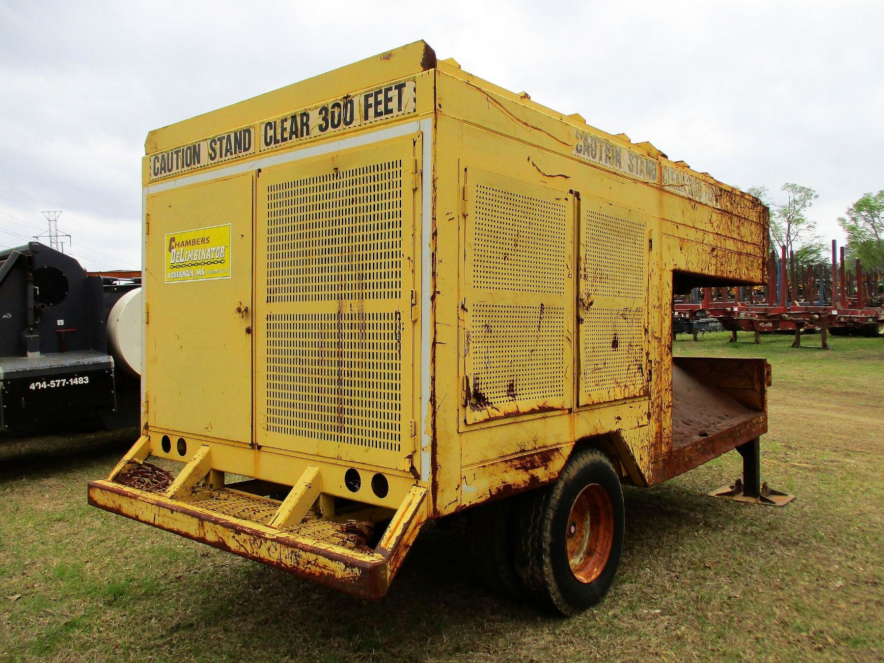 CHAMBERS DELIMINATOR, JOHN DEERE DIESEL ENGINE, PINTLE HITCH J.M