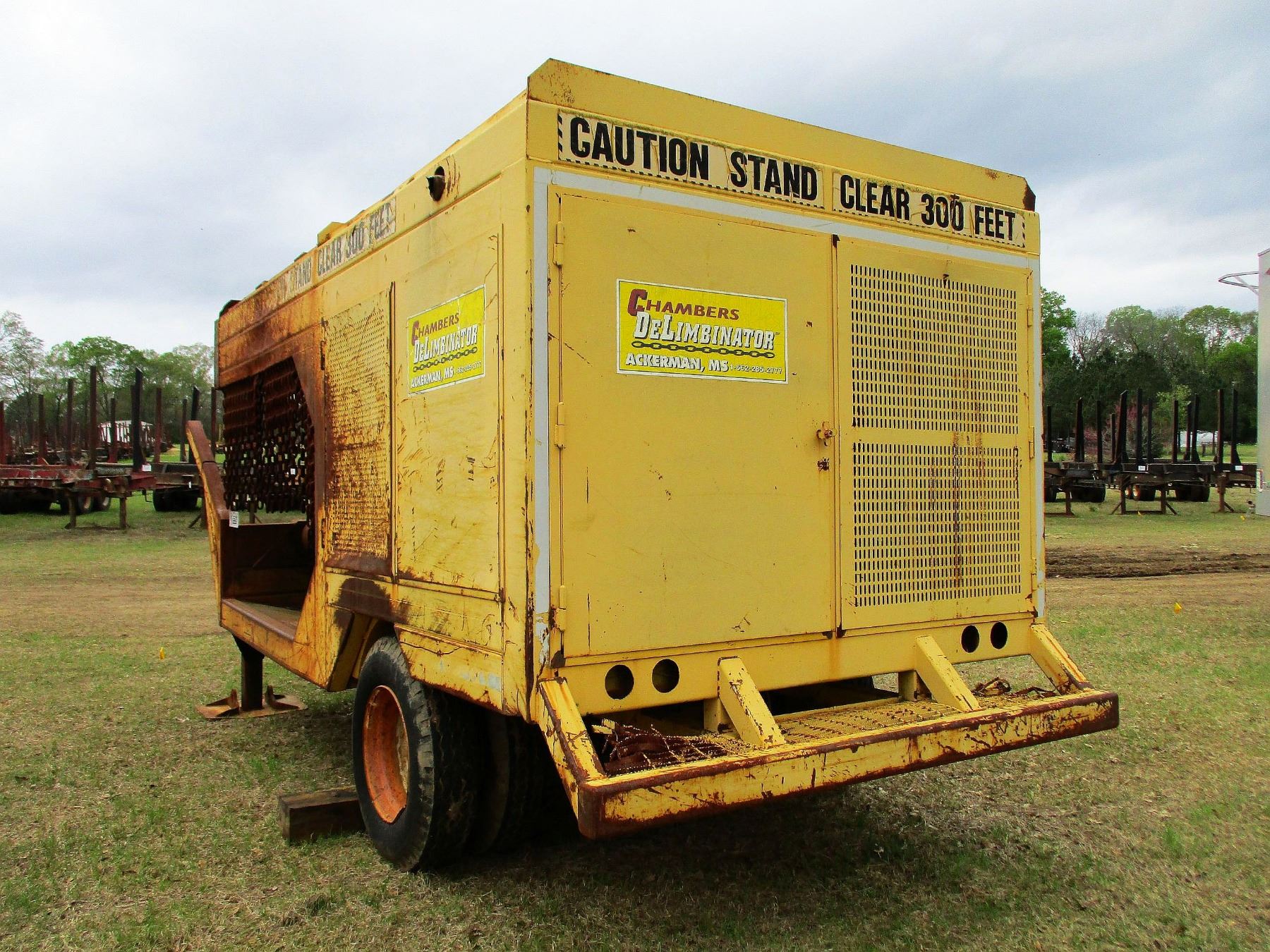 CHAMBERS DELIMINATOR, JOHN DEERE DIESEL ENGINE, PINTLE HITCH J.M