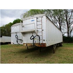 1996 PEERLESS CHIP TRAILER, VIN/SN:1PLE04520TPC20924 - T/A, 40', CLOSED TOP, FULL GATE, 11R24.5 TIRE