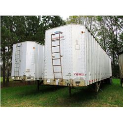 1996 PEERLESS 45-CTS CHIP TRAILER, VIN/SN:1PLF04520TPA20951 - T/A, OPEN TOP, HALF GATE, 11R24.5 TIRE