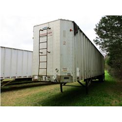 1996 PEERLESS 45-CTS CHIP TRAILER, VIN/SN:1PLE04529TPA20950 - T/A, OPEN TOP, FULL GATE, 11R24.5 TIRE