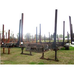 1974 HOMEMADE LOG LOADER, VIN/SN:JB3320 - T/A, 4 BOLSTER, 11R22.5 TIRES