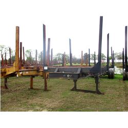 LOG TRAILER, VIN/SN:26001974 - HOMEMADE, T/A, 4 BOLSTER, 11R22.5 TIRES
